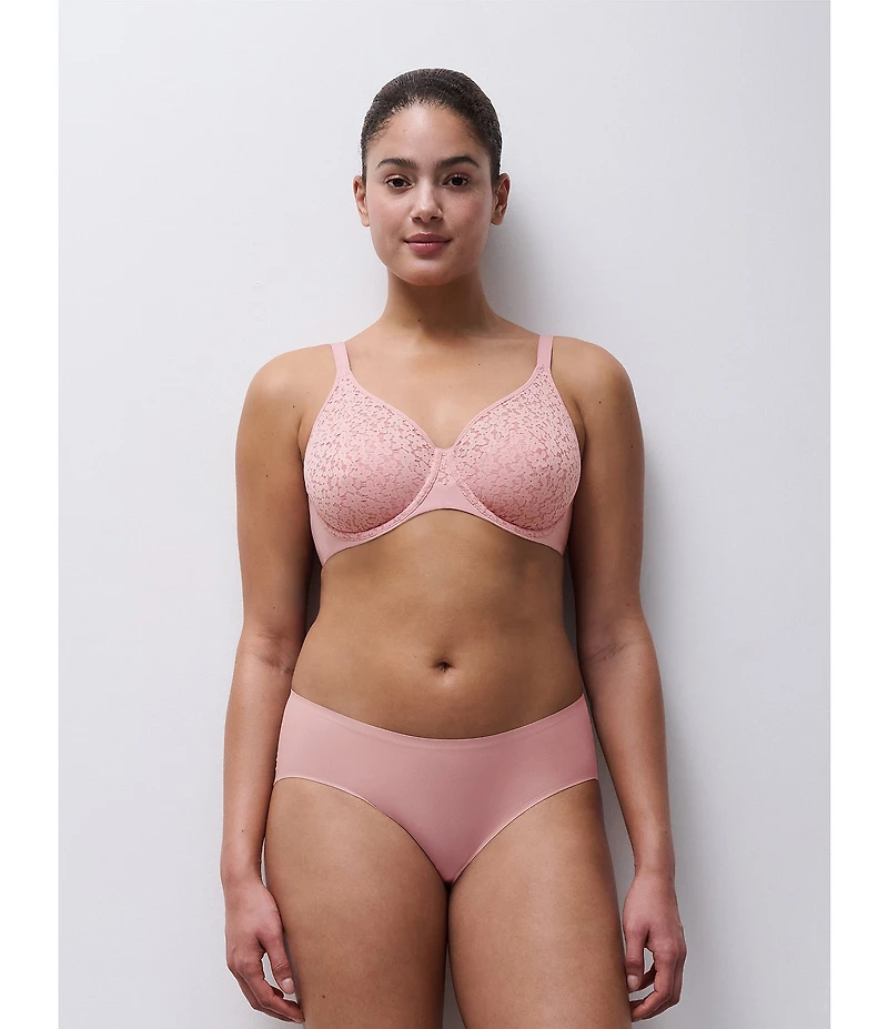 Chantelle Norah Floral Stretch Lace Full Coverage T-Shirt Seamless Bra