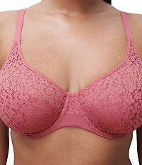 Chantelle Norah Floral Stretch Lace Full Coverage T-Shirt Seamless Bra