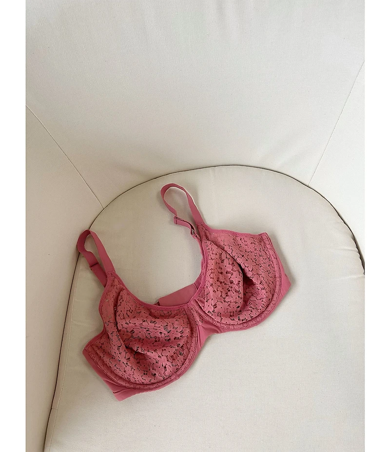 Chantelle Norah Floral Stretch Lace Full Coverage T-Shirt Seamless Bra