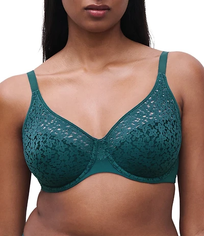 Chantelle Norah Floral Stretch Lace Full Coverage T-Shirt Seamless Bra