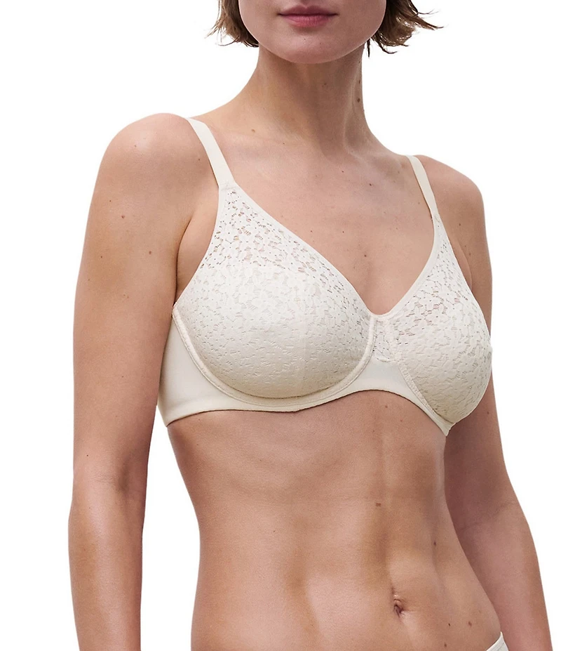 Chantelle Norah Floral Stretch Lace Full Coverage T-Shirt Seamless Bra