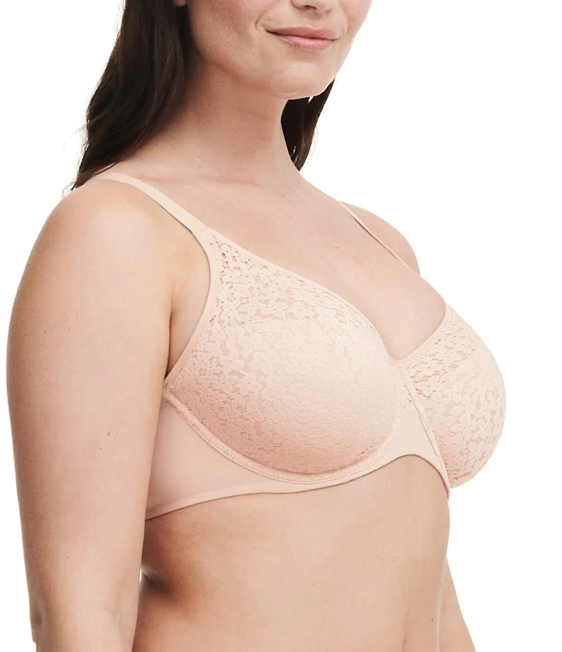 Chantelle Norah Floral Stretch Lace Full Coverage T-Shirt Seamless Bra