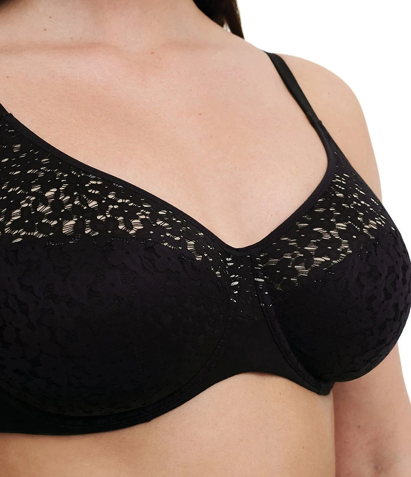Chantelle Norah Floral Stretch Lace Full Coverage T-Shirt Seamless Bra