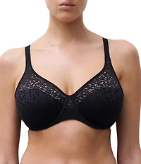 Chantelle Norah Floral Stretch Lace Full Coverage T-Shirt Seamless Bra