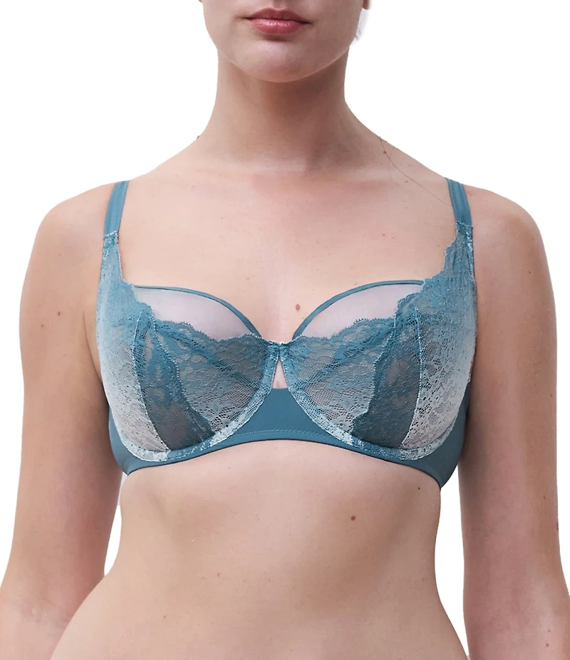 Chantelle Pulp Crush Lace Unlined Demi Bra