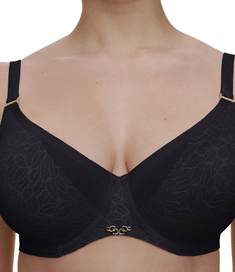 Chantelle Pure Lace Seamless Unlined Minimizer Bra