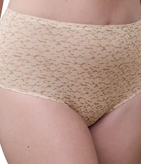 Chantelle Soft Stretch Floral Print High Waisted Brief Panty
