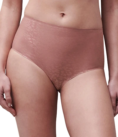 Chantelle Soft Stretch High Rise Leopard Print Seamless Brief Panty
