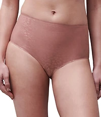 Chantelle Soft Stretch High Rise Leopard Print Seamless Brief Panty