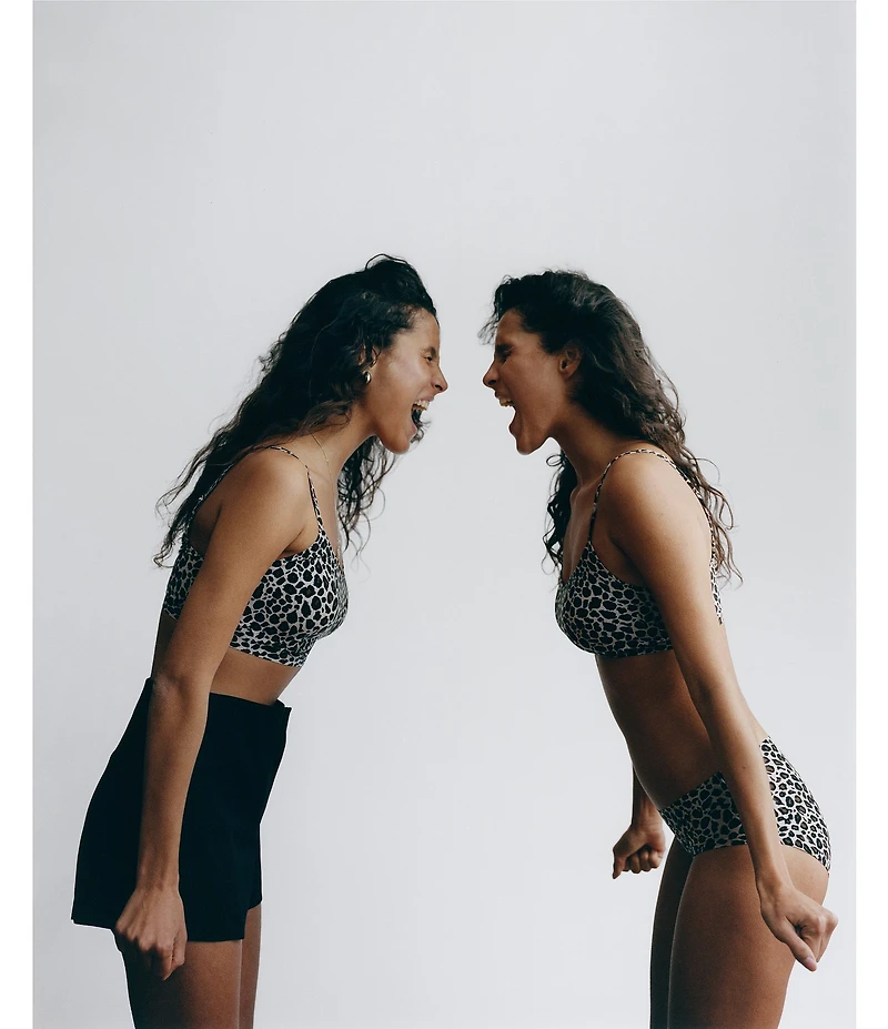 Chantelle Soft Stretch Leopard Print Scoop Bralette