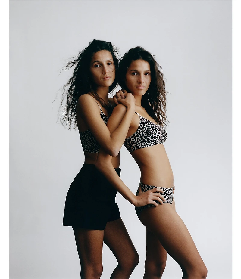 Chantelle Soft Stretch Leopard Print Scoop Bralette