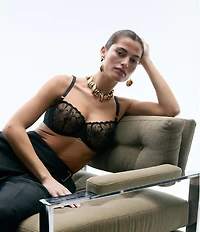 Chantelle Underwire Demi Fleur Adjustable Bra
