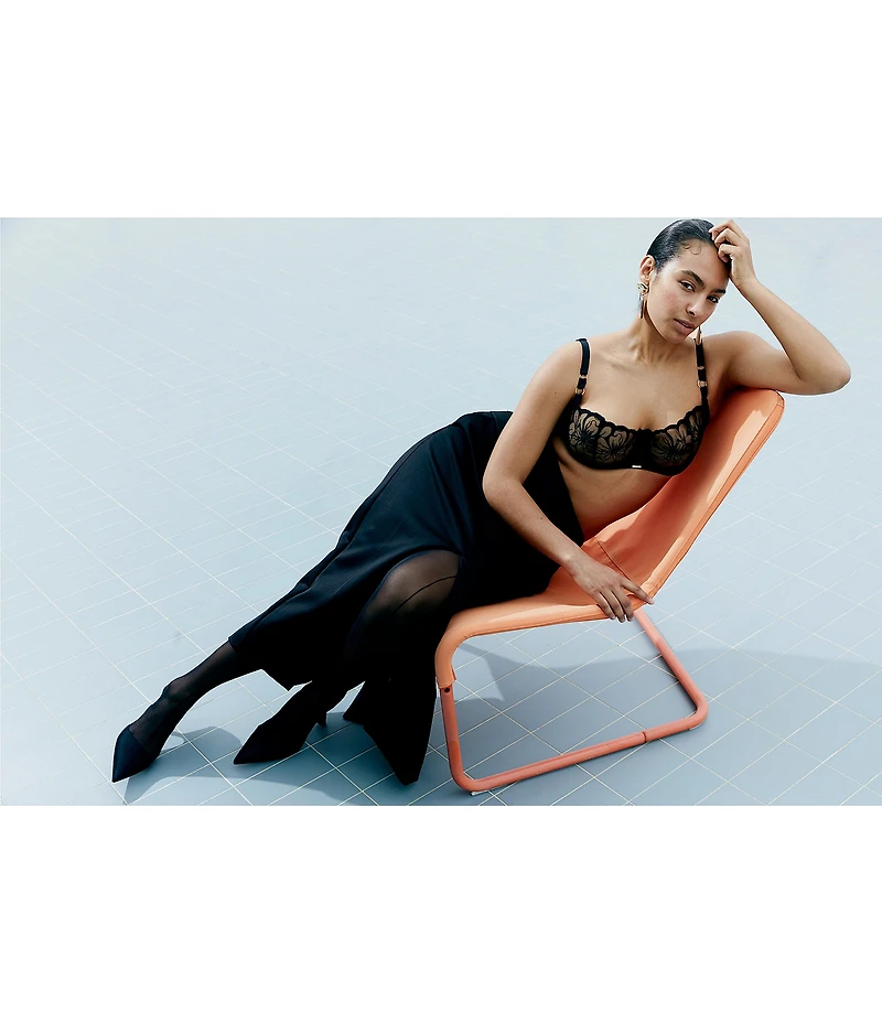 Chantelle Underwire Demi Fleur Adjustable Bra