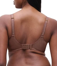 Chantelle Vibe Embroidery Lurex Mesh Plunge T-Shirt Bra