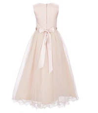 Chantilly Place Big Girls Satin/Mesh Ball Gown