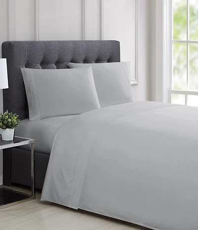 harisma 310-Thread Count Classic Solid Cotton Pillowcase, 2-Piece Set