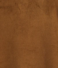 Charlie B. Faux Suede Crew Neck Short Sleeve Top