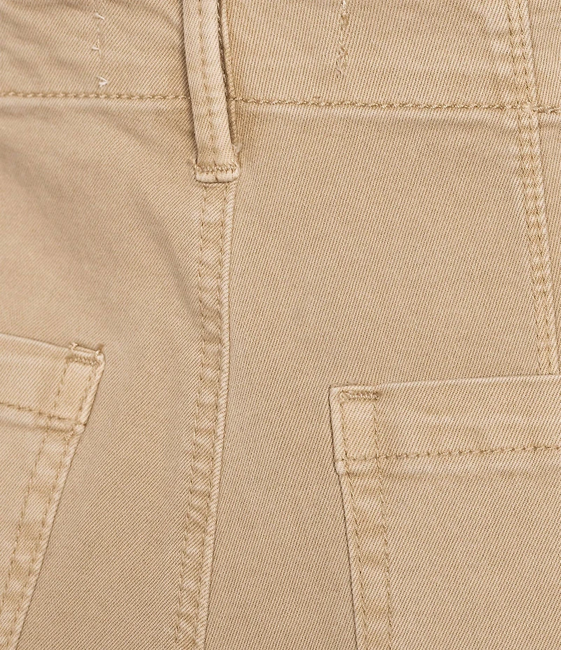 Charlie B. Flat Front Wide Leg Cropped Pants