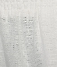 Charlie B. Linen-Blend Floral Print Mid Rise Wide-Leg Pants