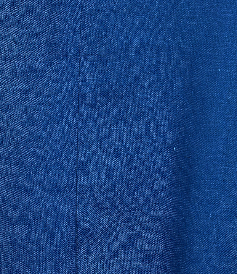 Charlie B. Linen Blend V-Neck 3/4 Sleeve Tie Front Top