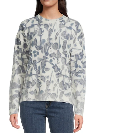 Charlie B. Reversible Printed Round Neck Long Sleeve Top