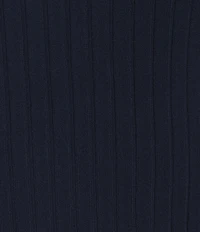 Charlie B. Ribbed Knit Mock Neck Long Sleeve Sweater