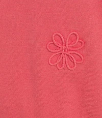 Charlie B. Soutache Embroidered Knit Crew Neck Short Sleeve Top