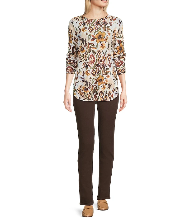 Charlie B. Stetch Denim Cuffed Hem Skinny Jeans