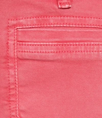 Charlie B. Stretch Twill Mid Rise Wide Leg Crop Length Pants