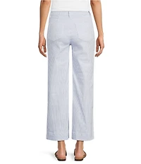 Charlie B. Striped Twill Cropped Length Pants