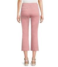 Charlie B. Twill Wide Leg Cropped Bow Pants