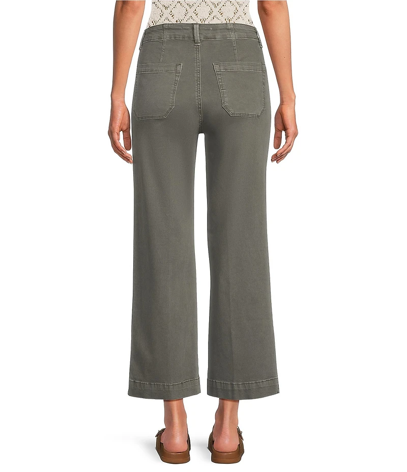Charlie B. Wide Leg Ankle Length Jeans