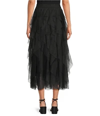 Chelsea & Violet Asta Tulle Midi Skirt