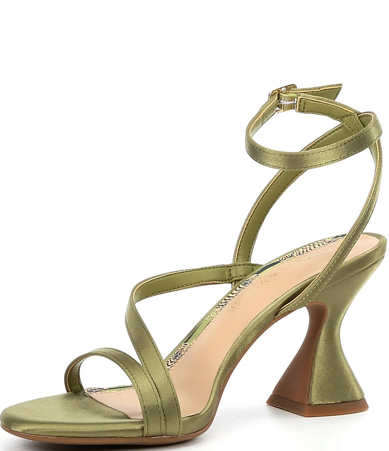 Chelsea & Violet Averiee Satin Strappy Dress Sandals