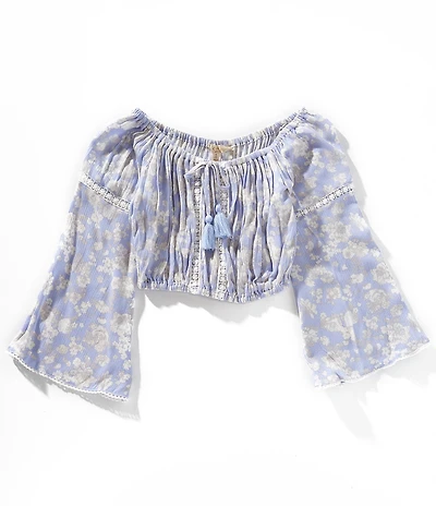 Chelsea & Violet Big Girls Daisy Long Sleeve Top