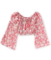 Chelsea & Violet Big Girls Daisy Long Sleeve Top