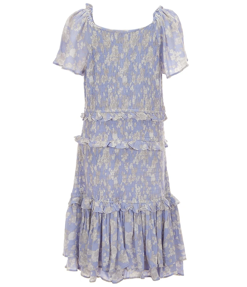 Chelsea & Violet Big Girls Daisy Smocked Dress