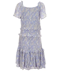 Chelsea & Violet Big Girls Daisy Smocked Dress