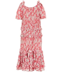 Chelsea & Violet Big Girls Daisy Smocked Dress
