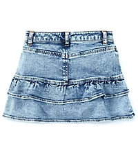 Chelsea & Violet Big Girls Denim Ruffle Mini Skirt