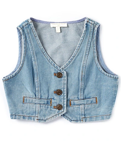Chelsea & Violet Big Girls Denim Vest