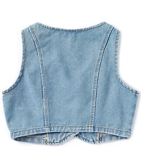 Chelsea & Violet Big Girls Denim Vest