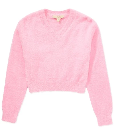 Chelsea & Violet Big Girls Eyelash Sweater