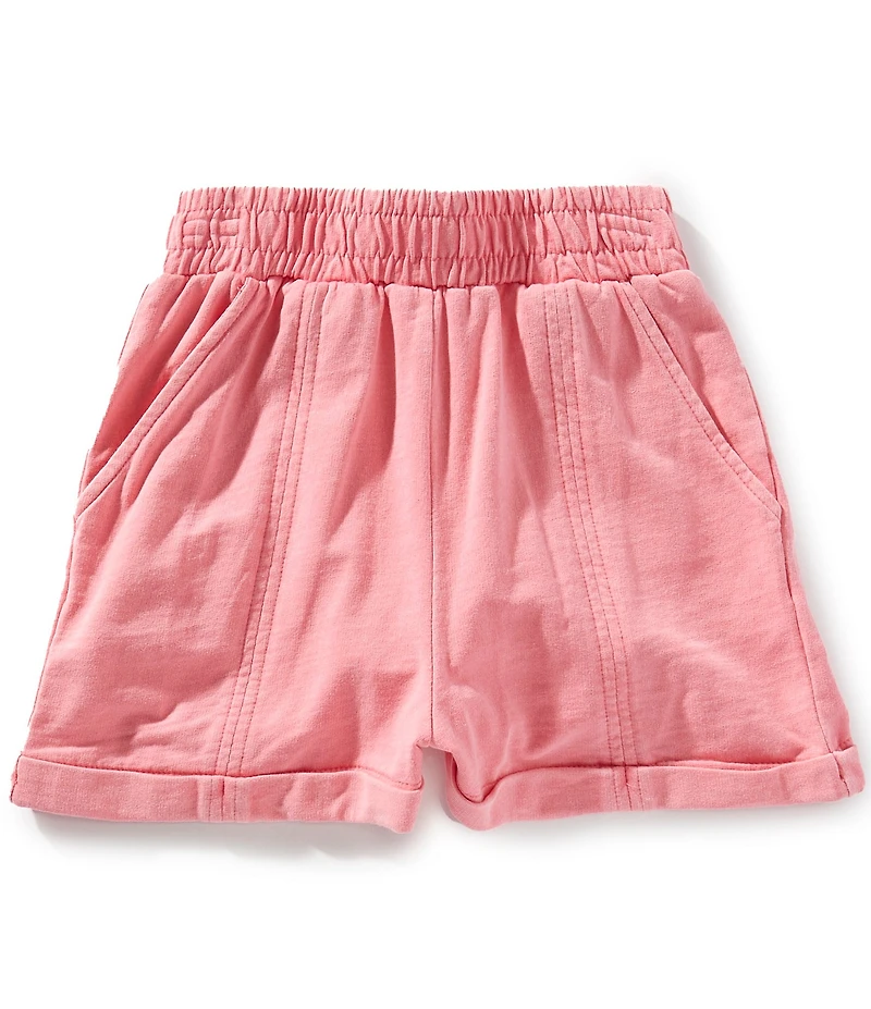 Chelsea & Violet Big Girls High Waist Washed Shorts