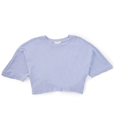 Chelsea & Violet Big Girls Short Sleeve Knit Dolman T-Shirt