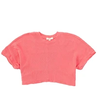 Chelsea & Violet Big Girls Short Sleeve Knit Dolman T-Shirt