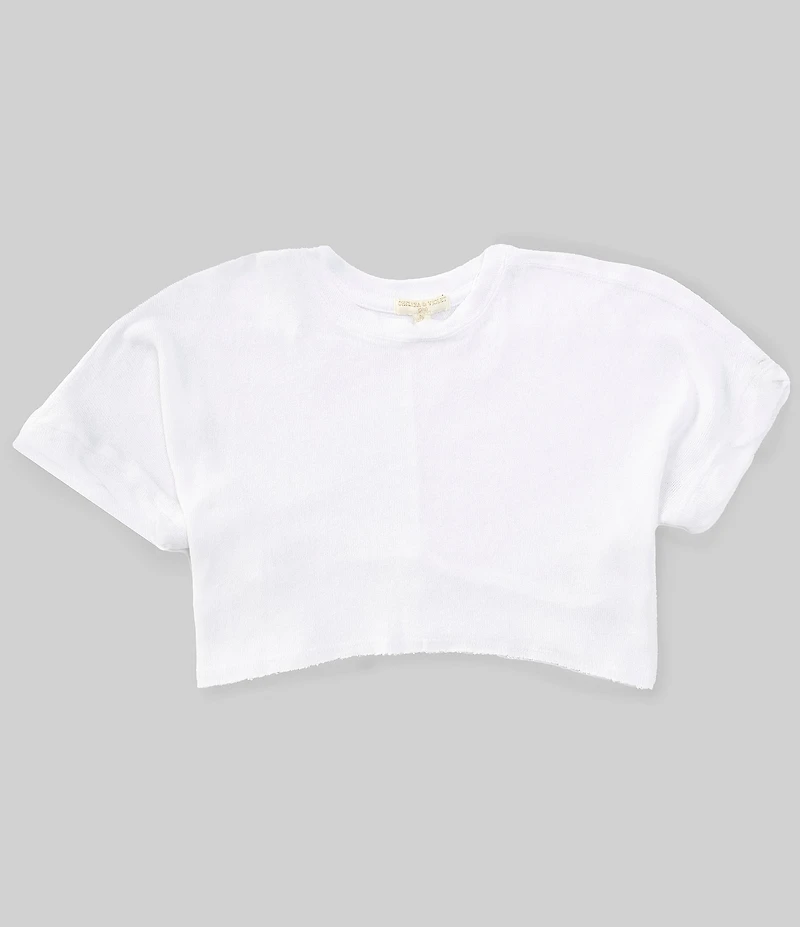 Chelsea & Violet Big Girls Short Sleeve Knit Dolman T-Shirt