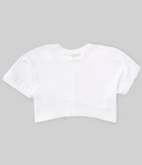 Chelsea & Violet Big Girls Short Sleeve Knit Dolman T-Shirt