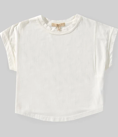 Chelsea & Violet Big Girls Boxy Cap Sleeve Top