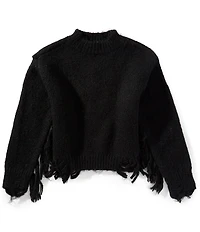 Chelsea & Violet Big Girls Fringe Sweater